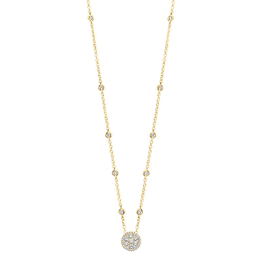 Schaap en Citroen Diamonds collier geelgoud - #2 Schaap en Citroen Diamonds collier geelgoud - #2