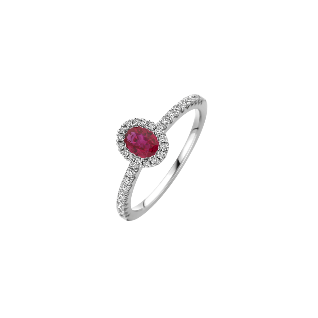 Schaap en Citroen Colours ring witgoud met diamant - #1 Schaap en Citroen Colours ring witgoud met diamant - #1