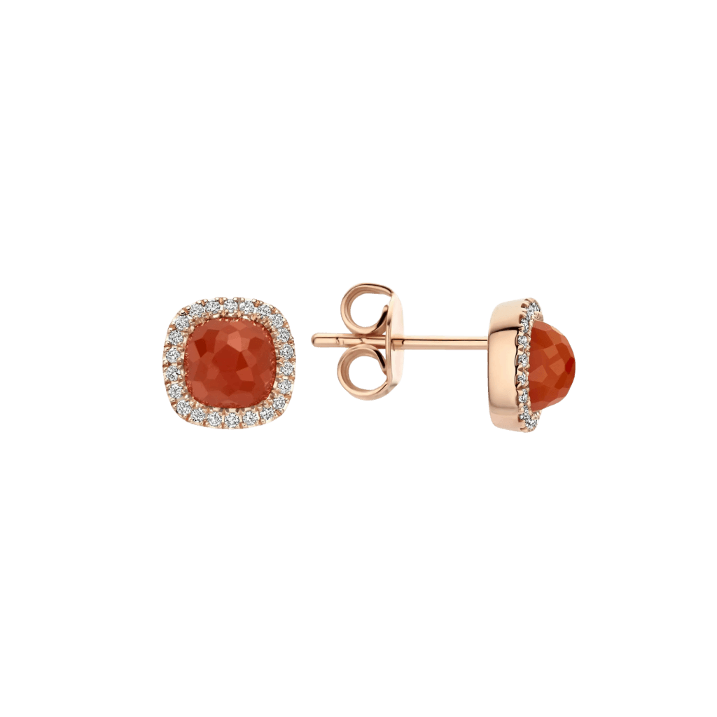 Tirisi Jewelry Milano Sweeties oorsieraad roodgoud met diamant - TE9226RAGP - #2 Tirisi Jewelry Milano Sweeties oorsieraad roodgoud met diamant - TE9226RAGP - #2