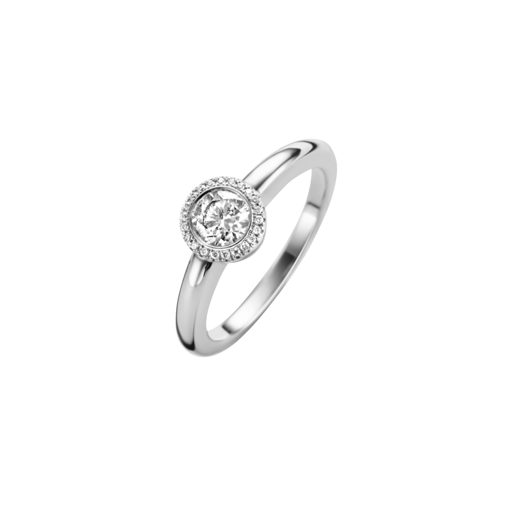 Schaap en Citroen Diamonds ring witgoud met diamant - #1 Schaap en Citroen Diamonds ring witgoud met diamant - #1