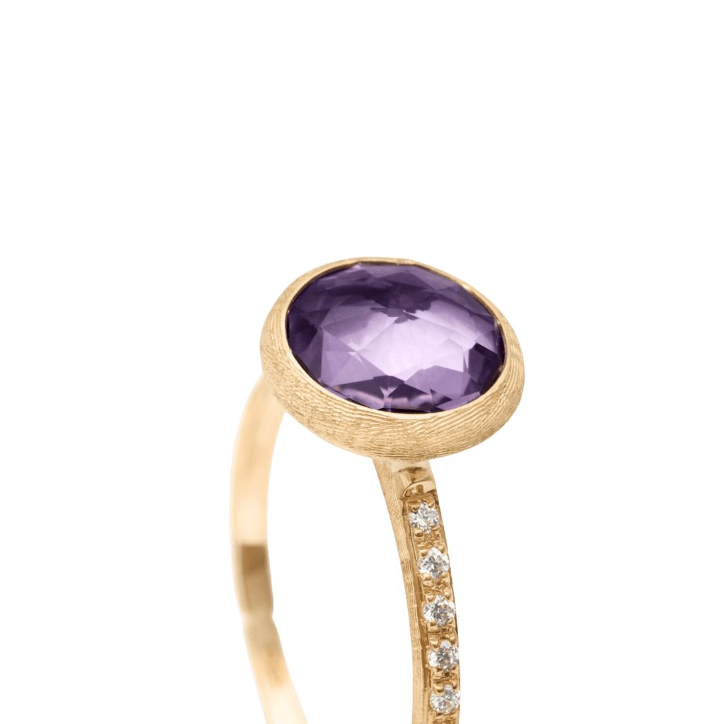Marco Bicego Jaipur ring geelgoud met diamant - AB632-B-AT01 - #2 Marco Bicego Jaipur ring geelgoud met diamant - AB632-B-AT01 - #2