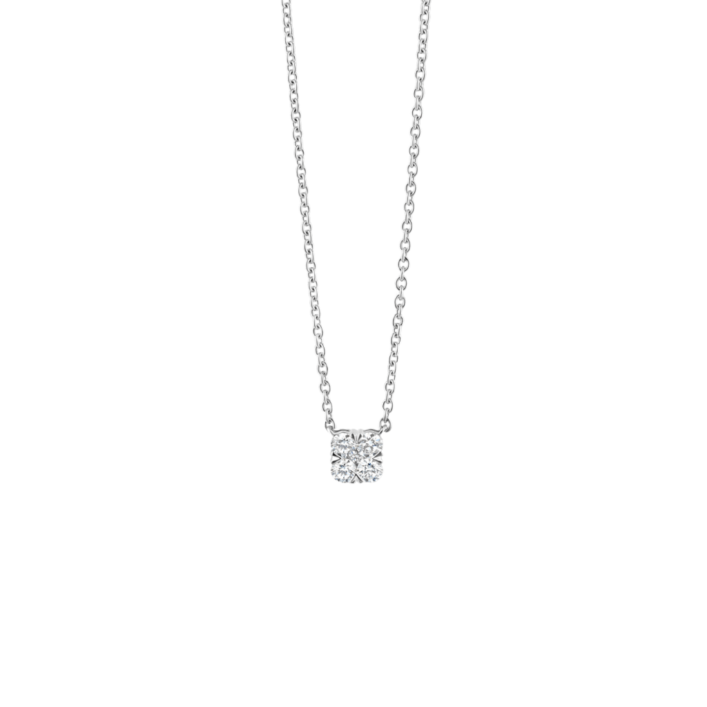 Schaap en Citroen Diamonds collier witgoud met diamant - #1 Schaap en Citroen Diamonds collier witgoud met diamant - #1