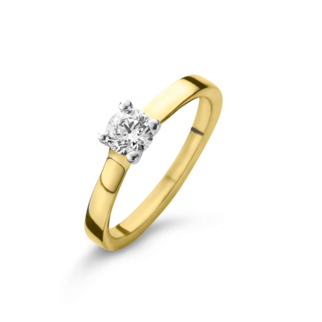 Schaap en Citroen Diamonds ring geelgoud met diamant - #2 Schaap en Citroen Diamonds ring geelgoud met diamant - #2