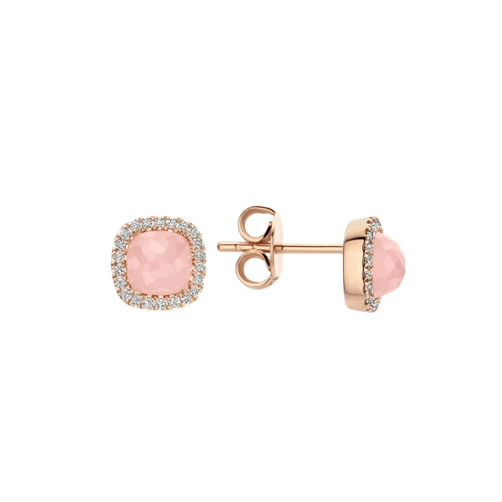 Tirisi Jewelry Milano Sweeties oorsieraad roodgoud met diamant - TE9226GUQP - #2 Tirisi Jewelry Milano Sweeties oorsieraad roodgoud met diamant - TE9226GUQP - #2