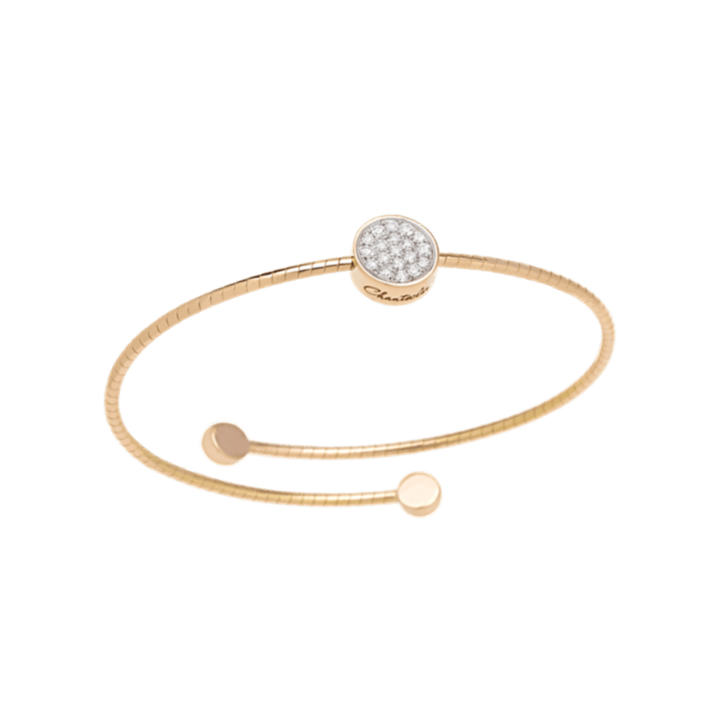 Chantecler Paillettes armband roodgoud met diamant - 41412 - #1 Chantecler Paillettes armband roodgoud met diamant - 41412 - #1