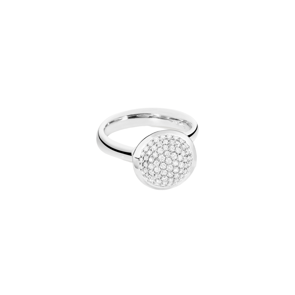 Tamara Comolli Bouton ring witgoud - R-BOU-l-p-wg - #2 Tamara Comolli Bouton ring witgoud - R-BOU-l-p-wg - #2