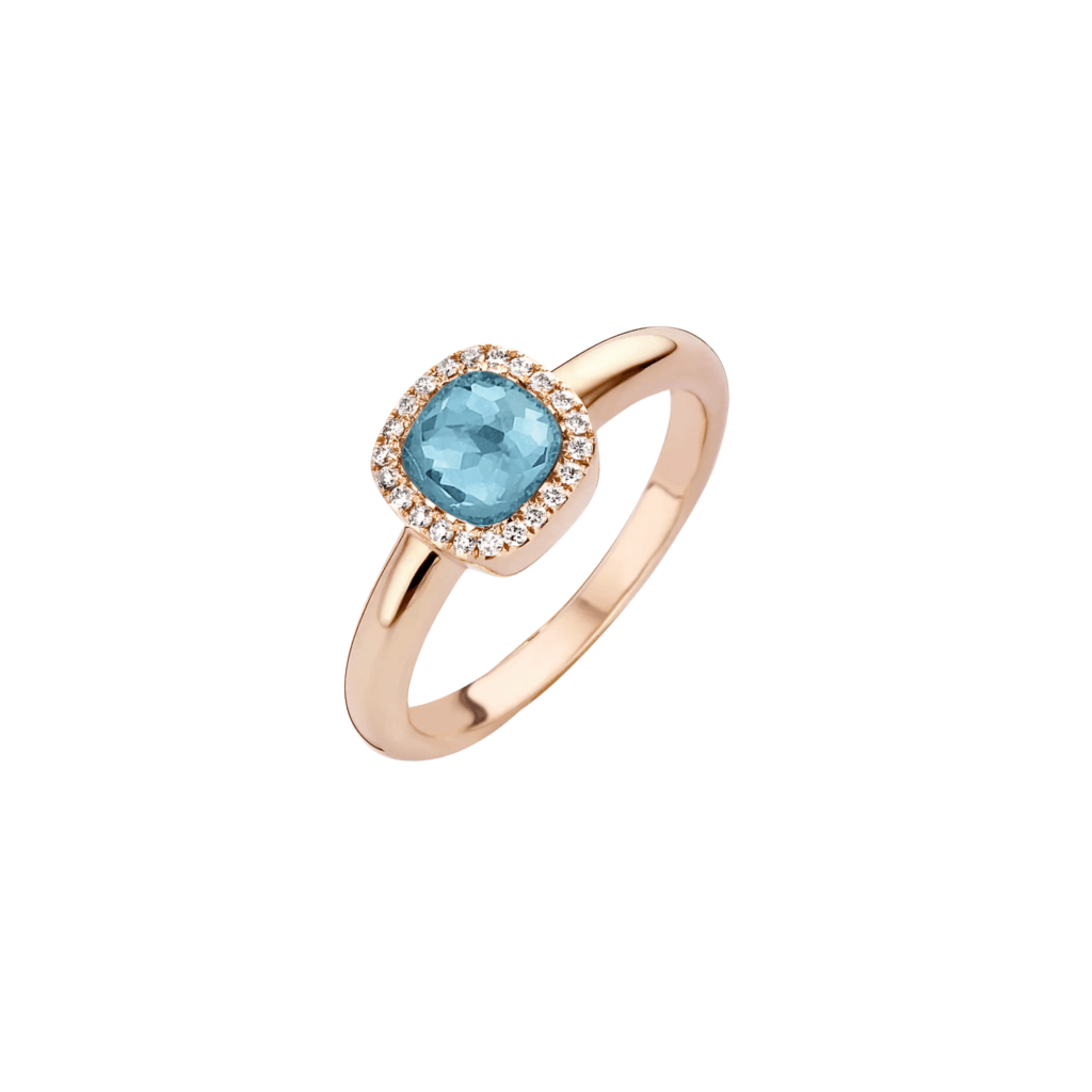 Tirisi Jewelry Milano Sweeties ring roodgoud met diamant - TR9624APP - #1 Tirisi Jewelry Milano Sweeties ring roodgoud met diamant - TR9624APP - #1