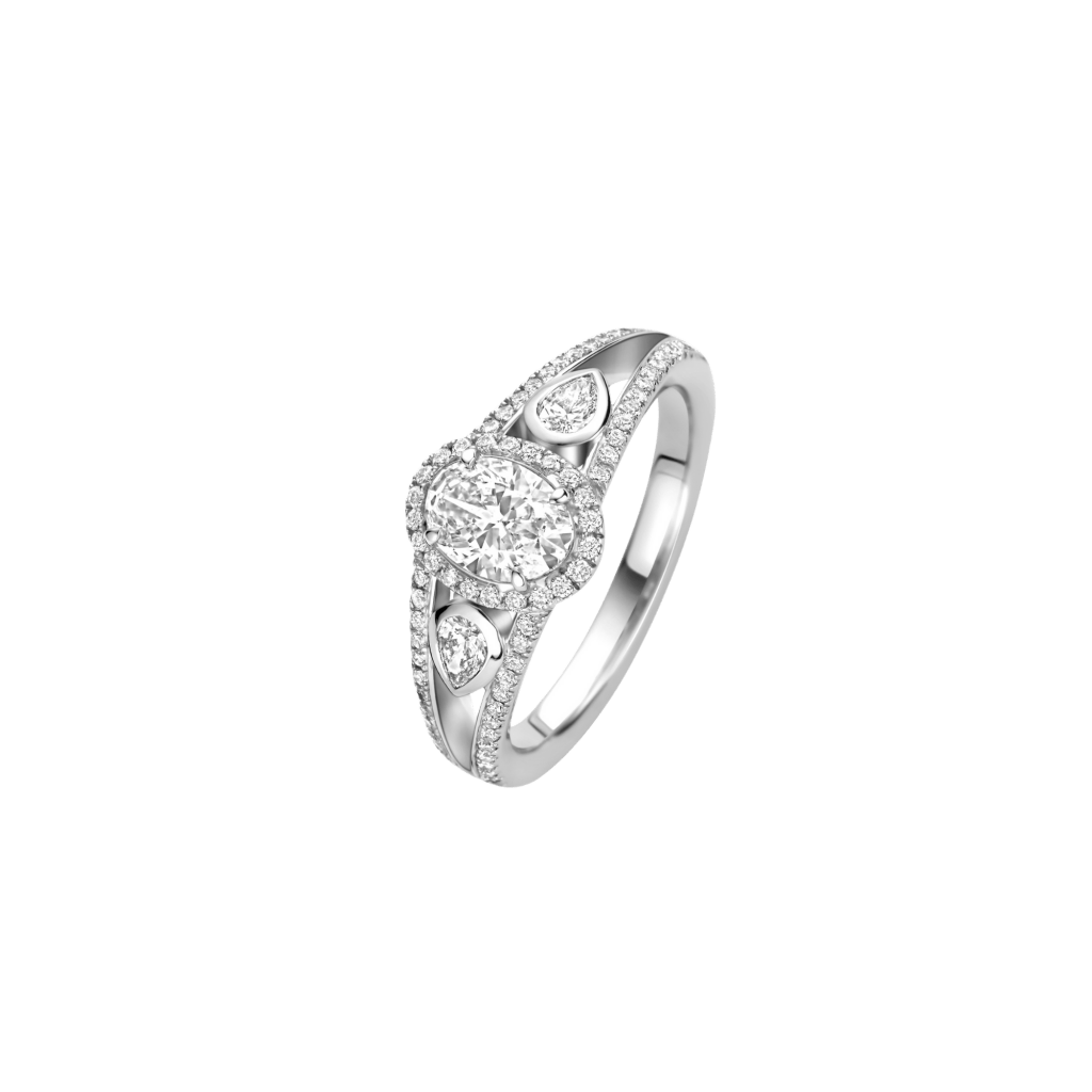Schaap en Citroen Diamonds ring witgoud met diamant - #2 Schaap en Citroen Diamonds ring witgoud met diamant - #2
