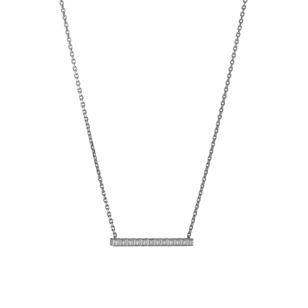Chopard Ice Cube collier witgoud met diamant - 817702-1003 - #2 Chopard Ice Cube collier witgoud met diamant - 817702-1003 - #2