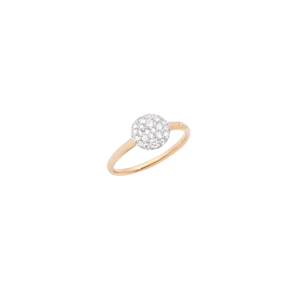 Pomellato Sabbia ring roodgoud met diamant - PAB4070 O7000 DB000 - #6 Pomellato Sabbia ring roodgoud met diamant - PAB4070 O7000 DB000 - #6
