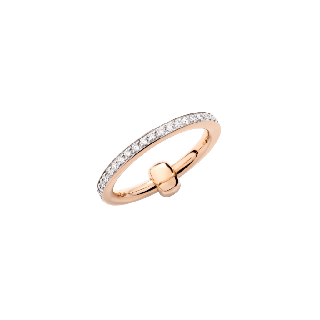 Pomellato Pomellato Together ring roodgoud met diamant - PAC4015 O7WHR DB000 - #2 Pomellato Pomellato Together ring roodgoud met diamant - PAC4015 O7WHR DB000 - #2