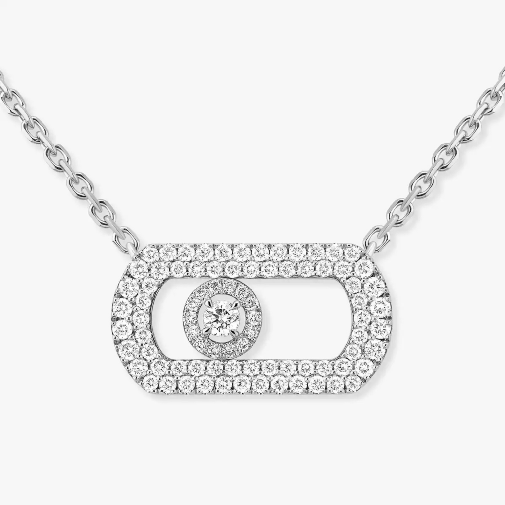 Messika So Move collier witgoud met diamant - 12945-WG - #3 Messika So Move collier witgoud met diamant - 12945-WG - #3