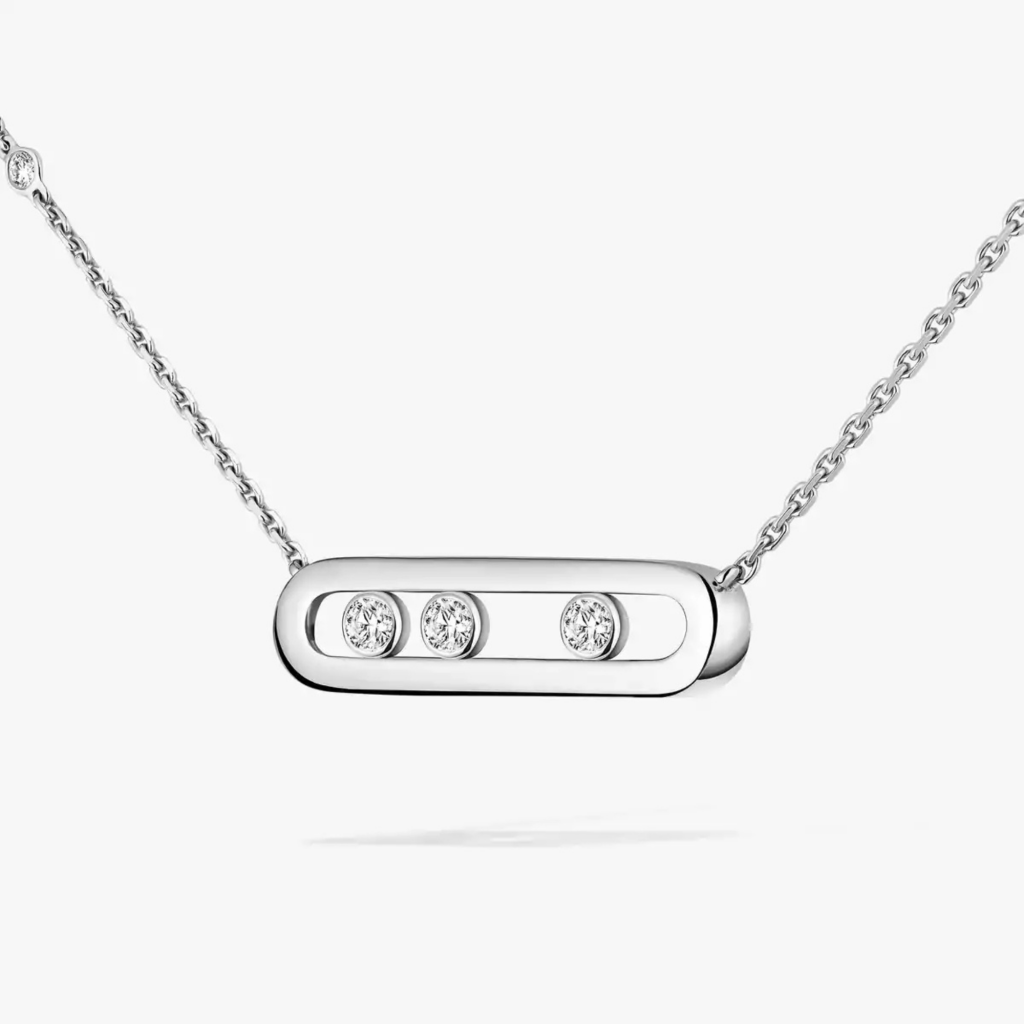 Messika Move Classique Small Model collier witgoud met diamant - 4323-WG - #4 Messika Move Classique Small Model collier witgoud met diamant - 4323-WG - #4