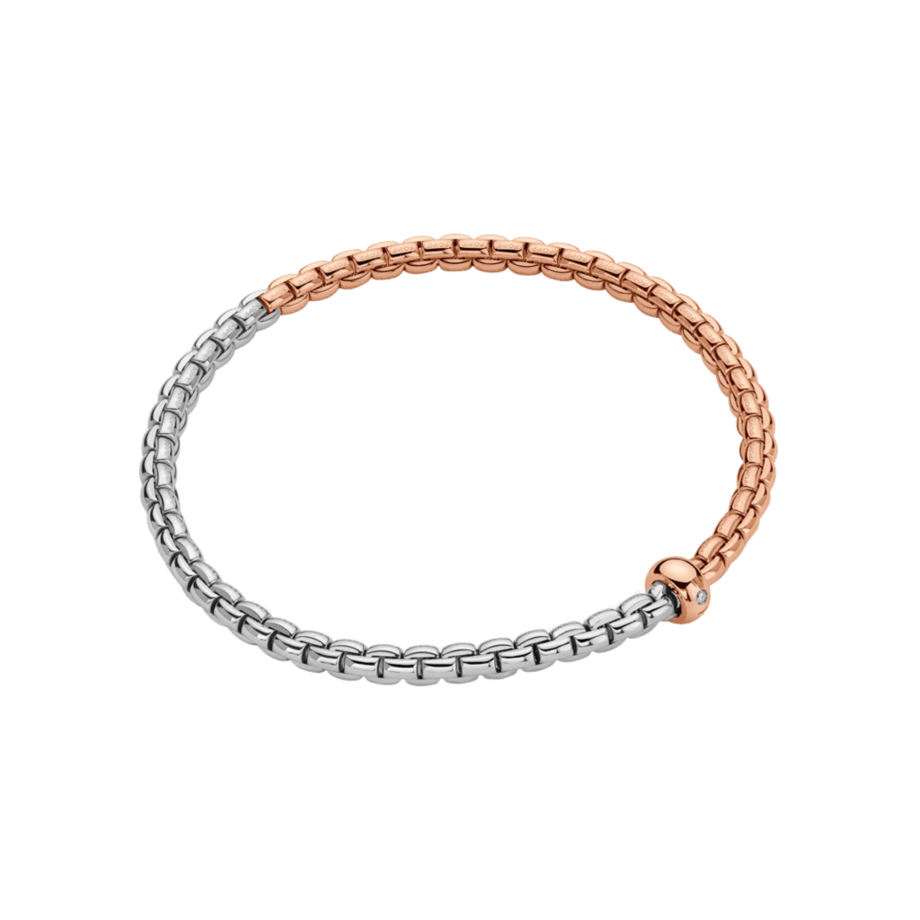 FOPE Eka armband roodgoud met diamant - 01M01B2_BB_1_XRX_00M - #1 FOPE Eka armband roodgoud met diamant - 01M01B2_BB_1_XRX_00M - #1