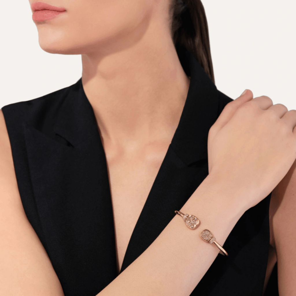 Pomellato Nudo Classic And Petit armband roodgoud met diamant - PBC2027 O7000 DBRTB - #4 Pomellato Nudo Classic And Petit armband roodgoud met diamant - PBC2027 O7000 DBRTB - #4
