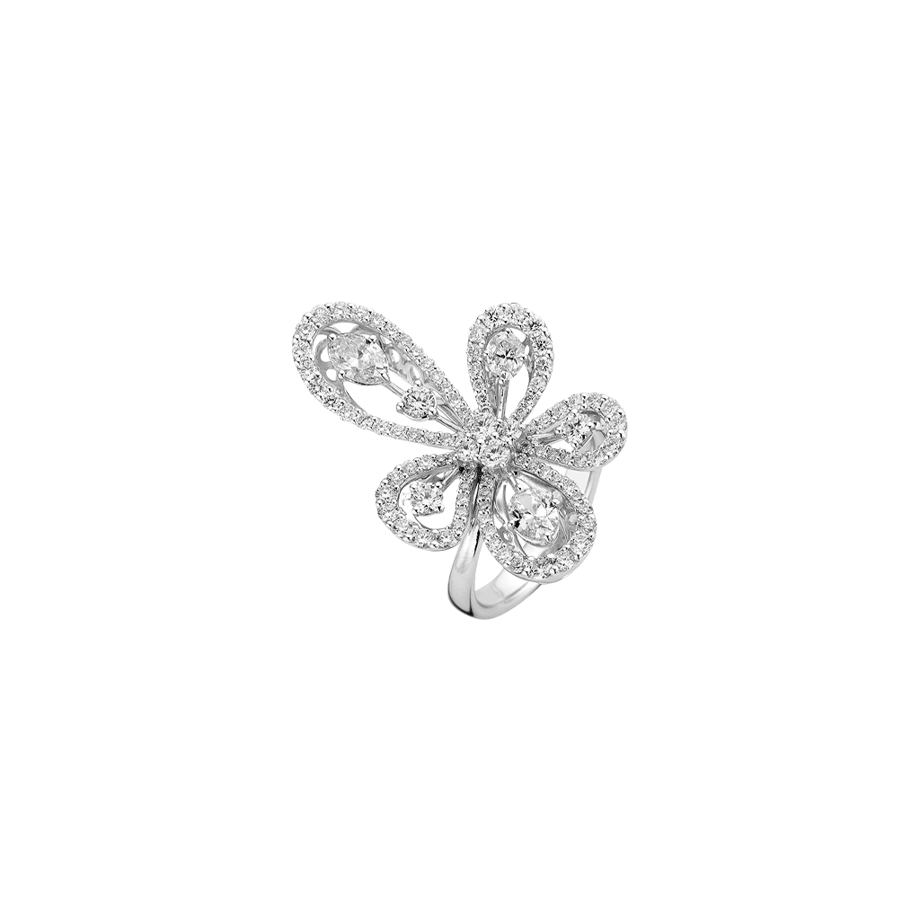 Schaap en Citroen Diamonds ring witgoud met diamant - #2 Schaap en Citroen Diamonds ring witgoud met diamant - #2