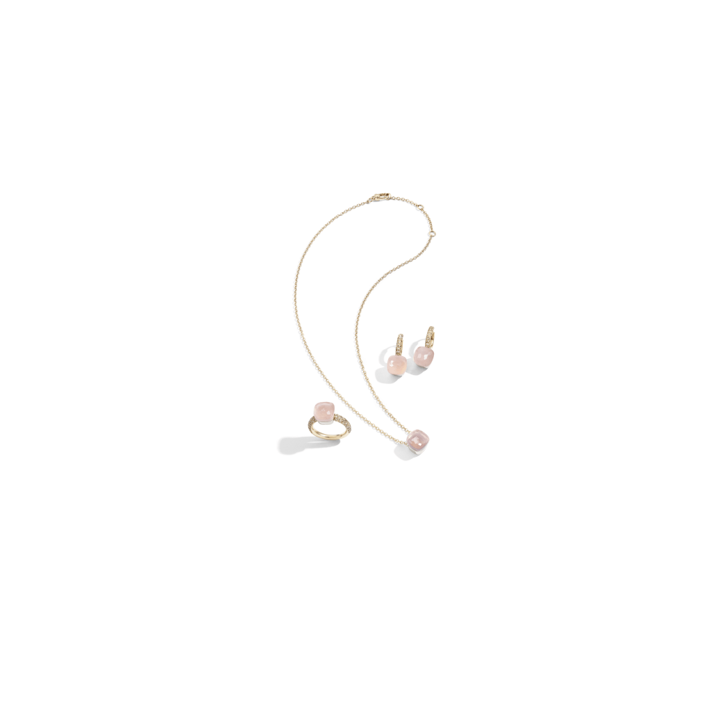 Pomellato Nudo Petit ring roodgoud met diamant - PAB7040 O6000 BRCQR - #6 Pomellato Nudo Petit ring roodgoud met diamant - PAB7040 O6000 BRCQR - #6
