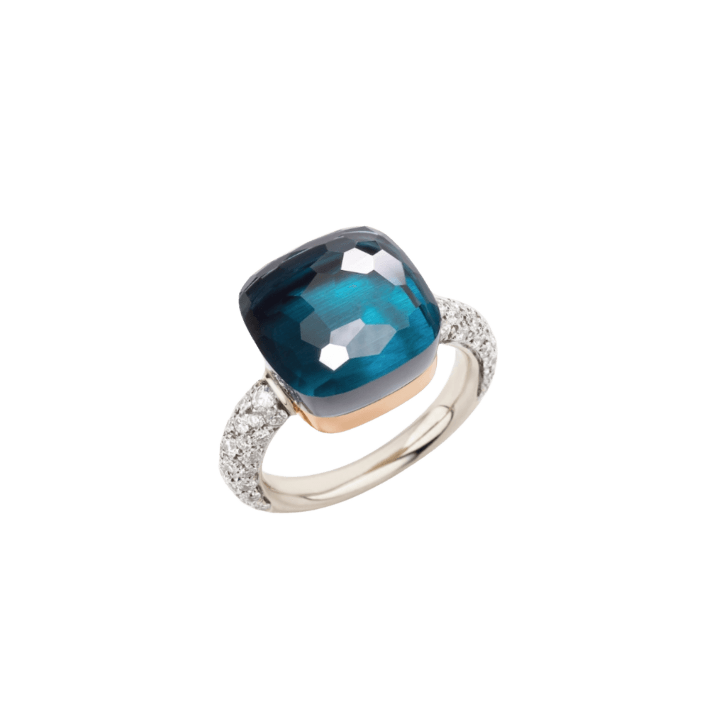 Pomellato Nudo Diamonds ring roodgoud met diamant - PAB4010 O6000 DB0TL - #1 Pomellato Nudo Diamonds ring roodgoud met diamant - PAB4010 O6000 DB0TL - #1