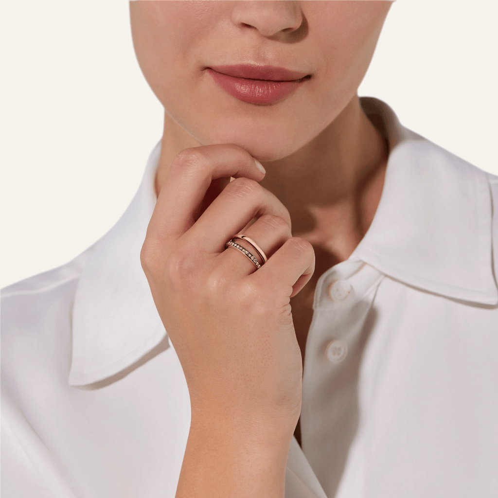Pomellato Pomellato Together ring roodgoud met diamant - PAC0100 O7BKR DBR00 - #1 Pomellato Pomellato Together ring roodgoud met diamant - PAC0100 O7BKR DBR00 - #1