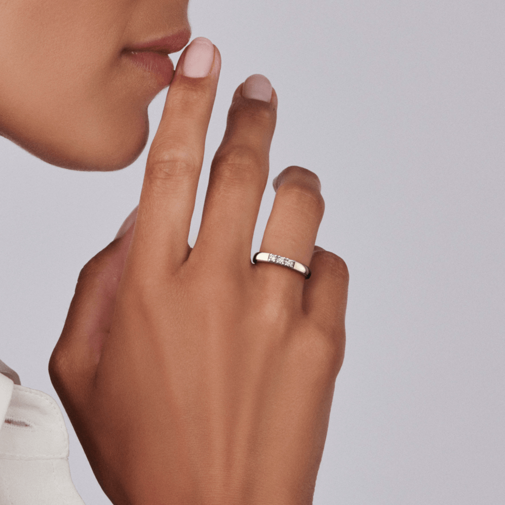 Schaap en Citroen Diamonds ring witgoud met diamant - #5 Schaap en Citroen Diamonds ring witgoud met diamant - #5