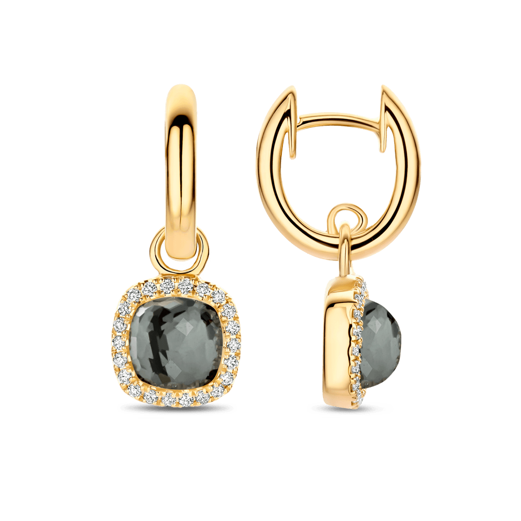 Tirisi Jewelry Milano Sweeties oorsieraad geelgoud met diamant - TE9317HM - #2 Tirisi Jewelry Milano Sweeties oorsieraad geelgoud met diamant - TE9317HM - #2