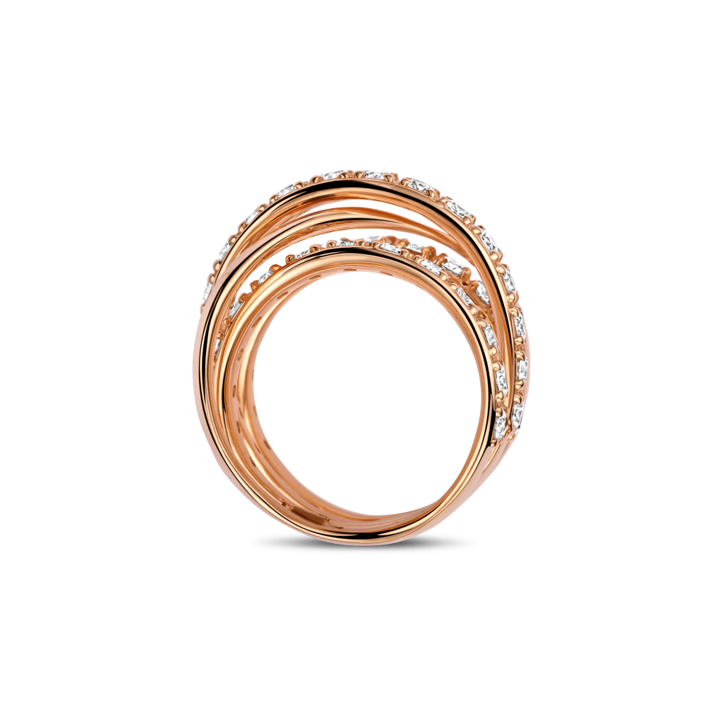 Schaap en Citroen Diamonds ring roodgoud met diamant - #3 Schaap en Citroen Diamonds ring roodgoud met diamant - #3