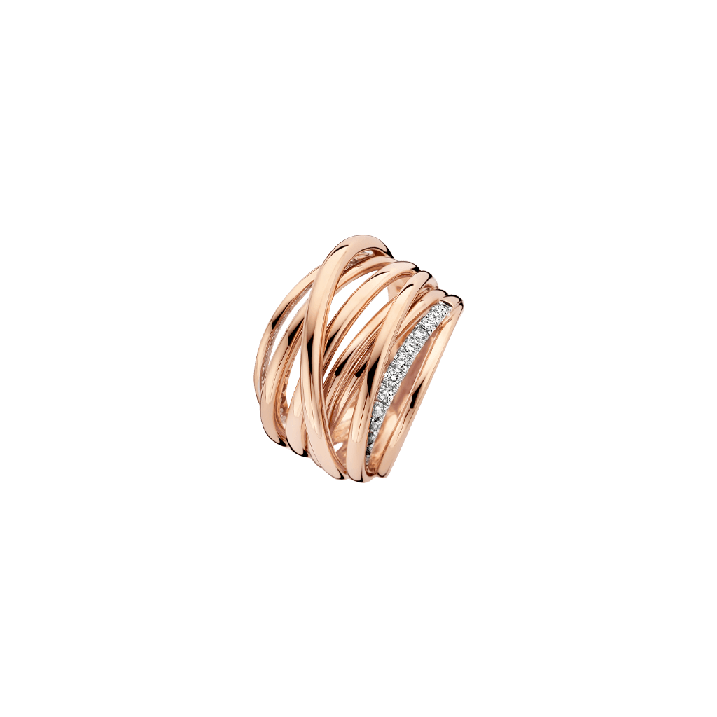 Schaap en Citroen Diamonds ring roodgoud - #2 Schaap en Citroen Diamonds ring roodgoud - #2