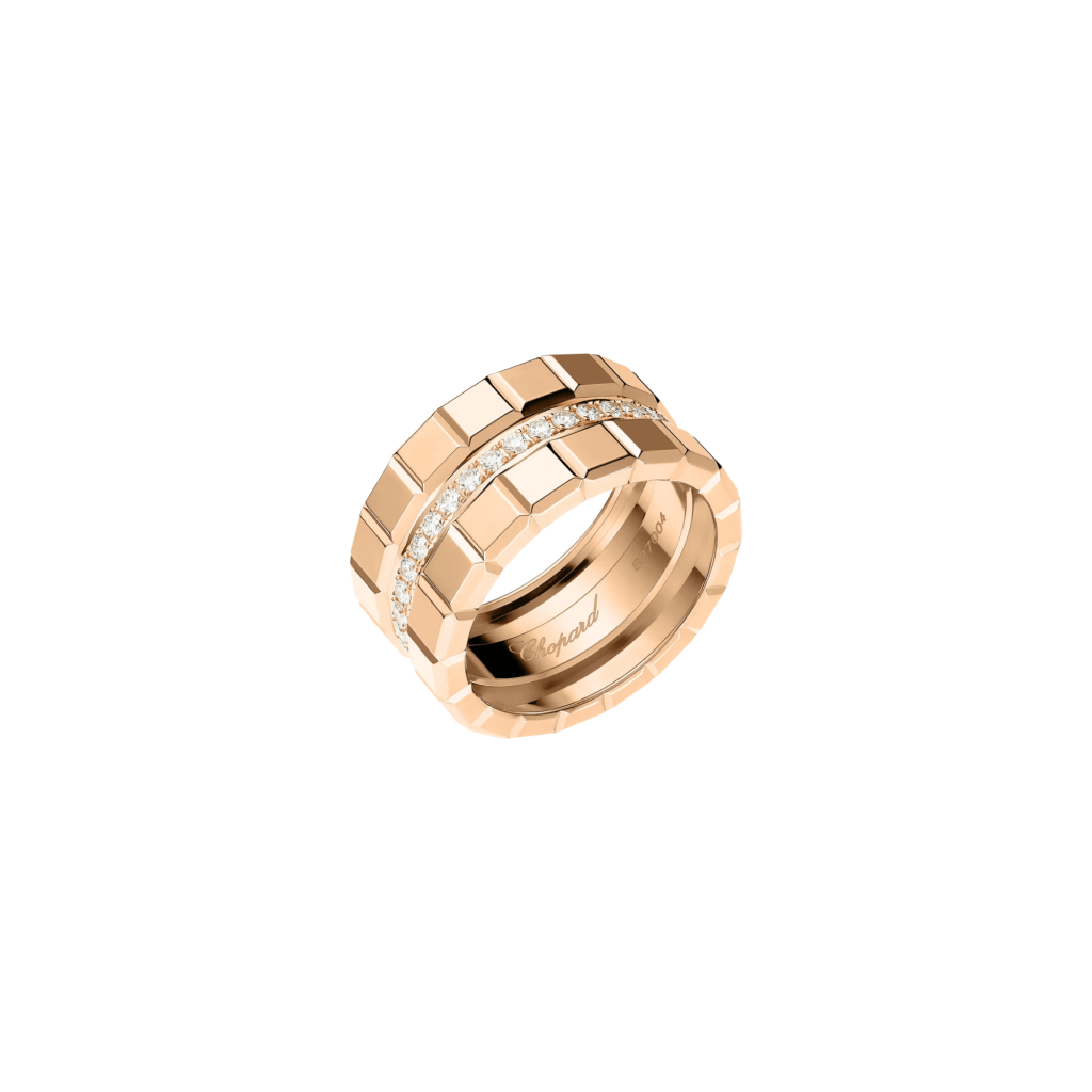 Chopard Ice Cube Medium ring roodgoud met diamant - 827004-5042 - #1 Chopard Ice Cube Medium ring roodgoud met diamant - 827004-5042 - #1