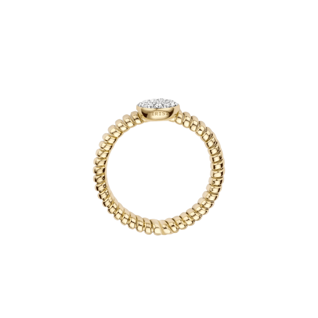 Tirisi Jewelry Amsterdam Tubogas ring geelgoud - TR1183D(2T) - #3 Tirisi Jewelry Amsterdam Tubogas ring geelgoud - TR1183D(2T) - #3