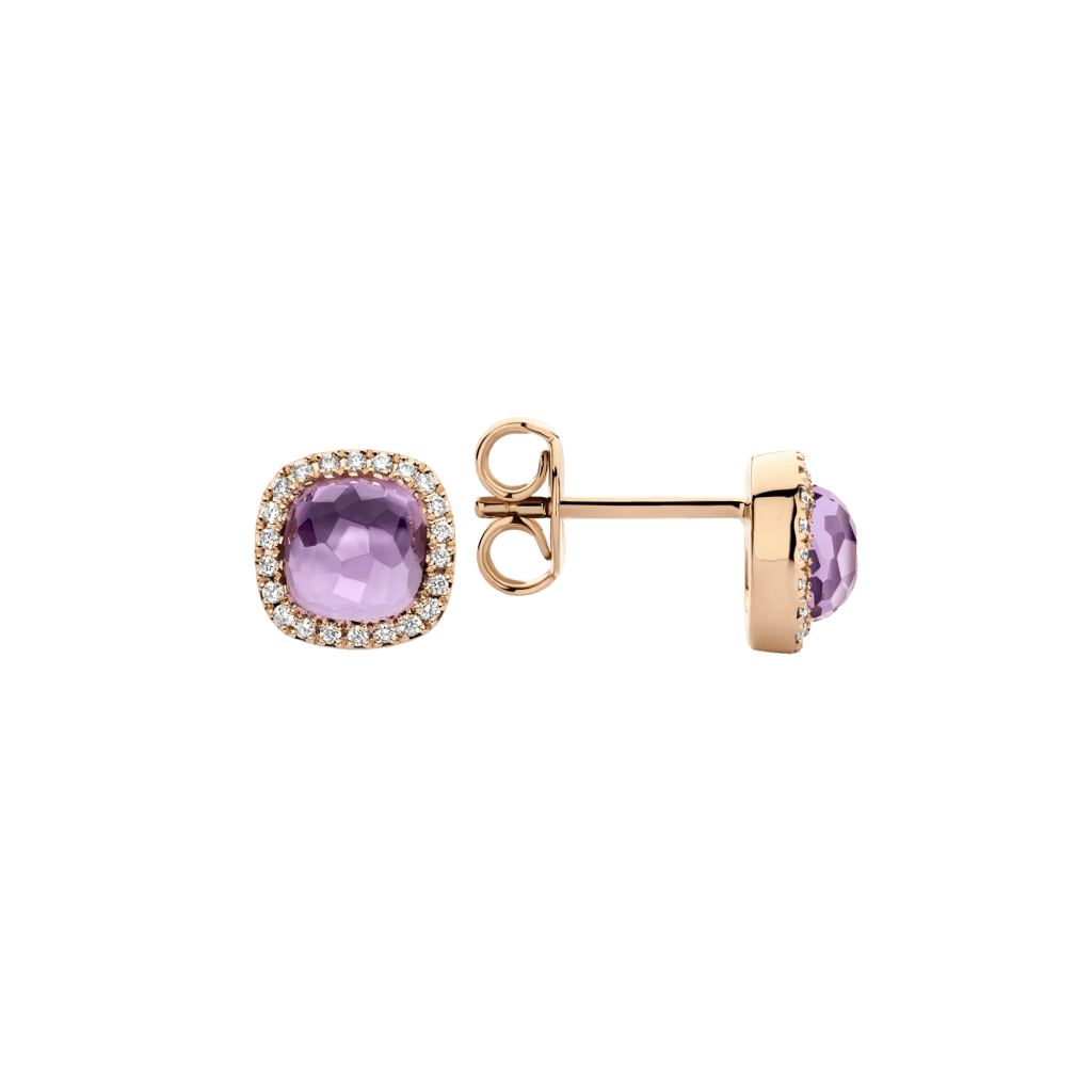 Tirisi Jewelry Milano Sweeties oorsieraad roodgoud met diamant - TE9226SAMP - #2 Tirisi Jewelry Milano Sweeties oorsieraad roodgoud met diamant - TE9226SAMP - #2