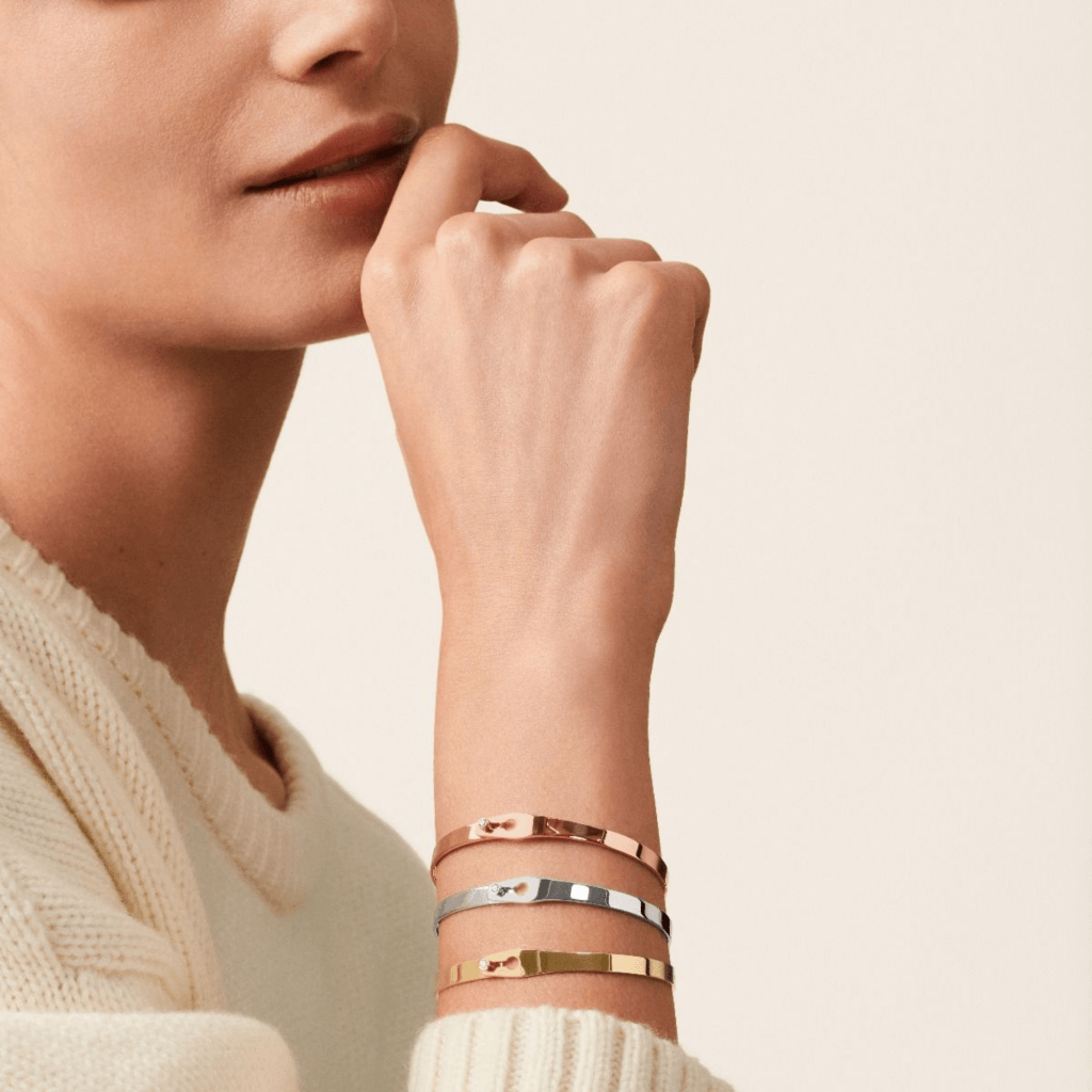 dinh van Serrure armband geelgoud met diamant - 335201 - #3 dinh van Serrure armband geelgoud met diamant - 335201 - #3