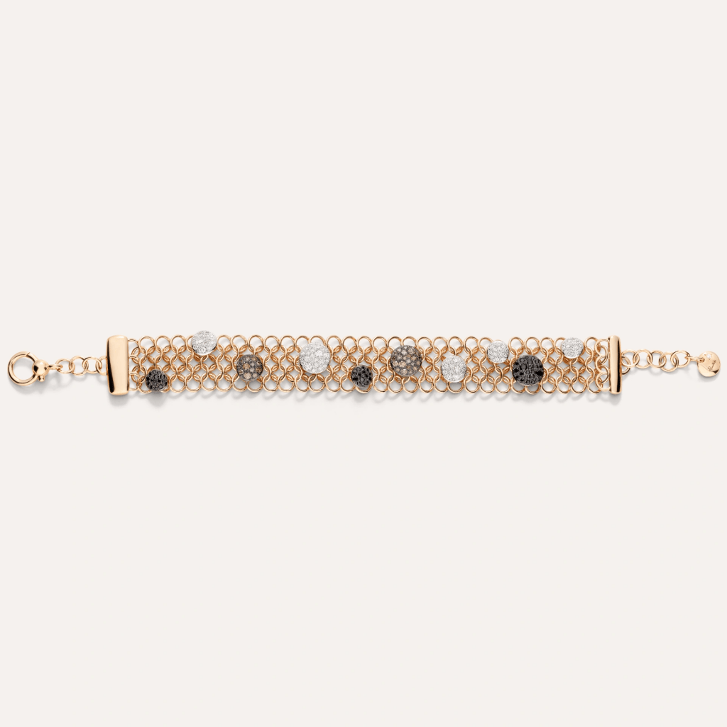 Pomellato Sabbia armband roodgoud met diamant - PBC3053 O7BWR DBX00 - #2 Pomellato Sabbia armband roodgoud met diamant - PBC3053 O7BWR DBX00 - #2