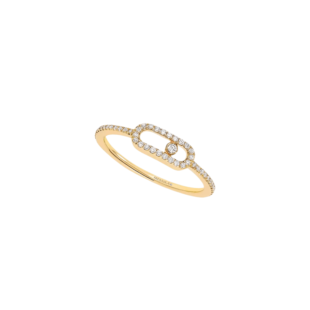 Messika Move Uno ring geelgoud met diamant - 5630-YG - #1 Messika Move Uno ring geelgoud met diamant - 5630-YG - #1