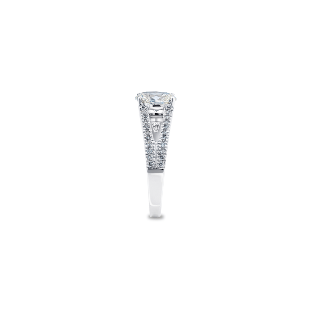 Royal Asscher Mariana ring witgoud met diamant - R.19055.RAOV.WG.8 HRD - #2 Royal Asscher Mariana ring witgoud met diamant - R.19055.RAOV.WG.8 HRD - #2