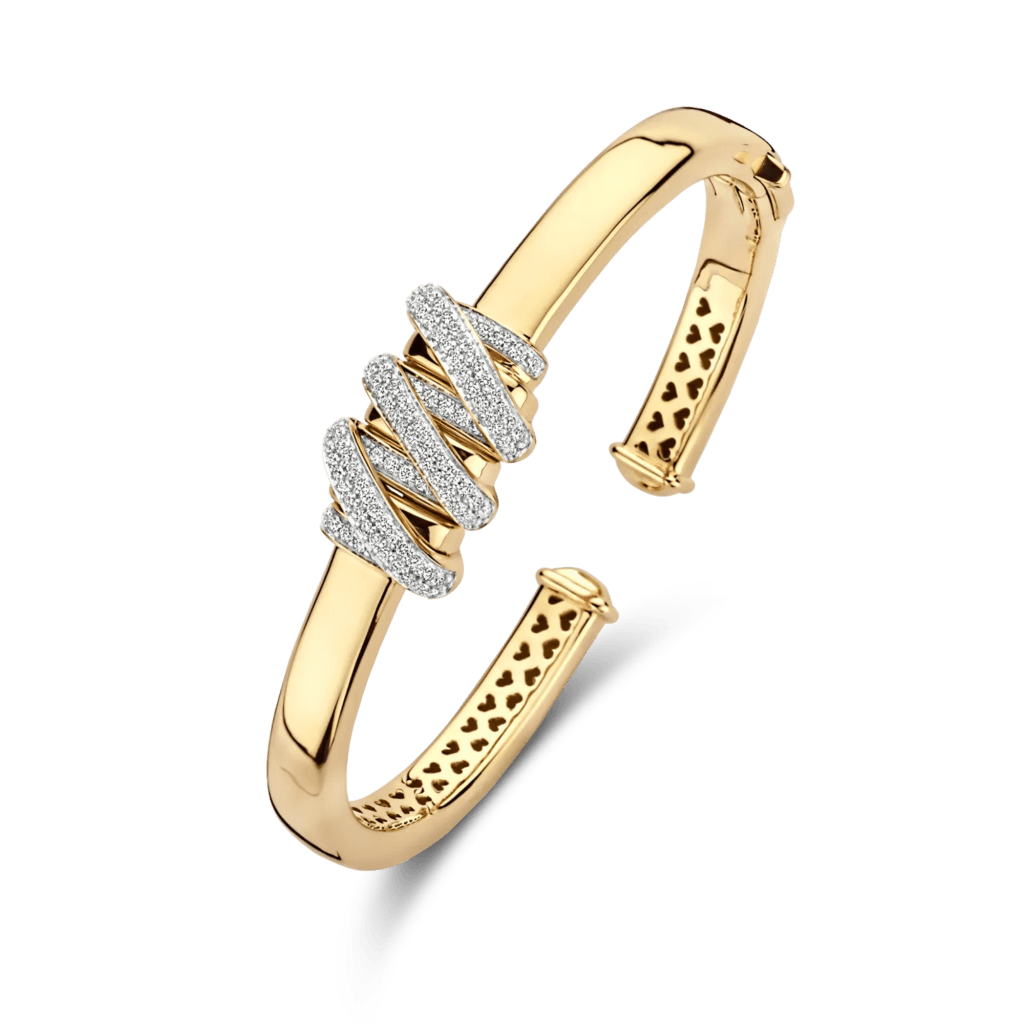 Tirisi Jewelry Amsterdam Swirl armband geelgoud met diamant - TB2203D(2T) - #2 Tirisi Jewelry Amsterdam Swirl armband geelgoud met diamant - TB2203D(2T) - #2
