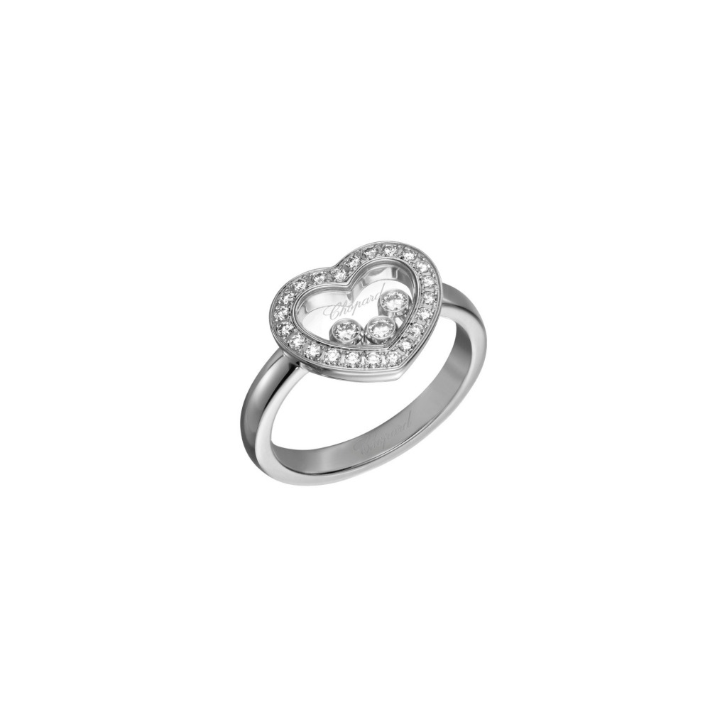 Chopard Happy Diamonds Icons Heart ring witgoud met diamant - 82A611-1210 - #1 Chopard Happy Diamonds Icons Heart ring witgoud met diamant - 82A611-1210 - #1