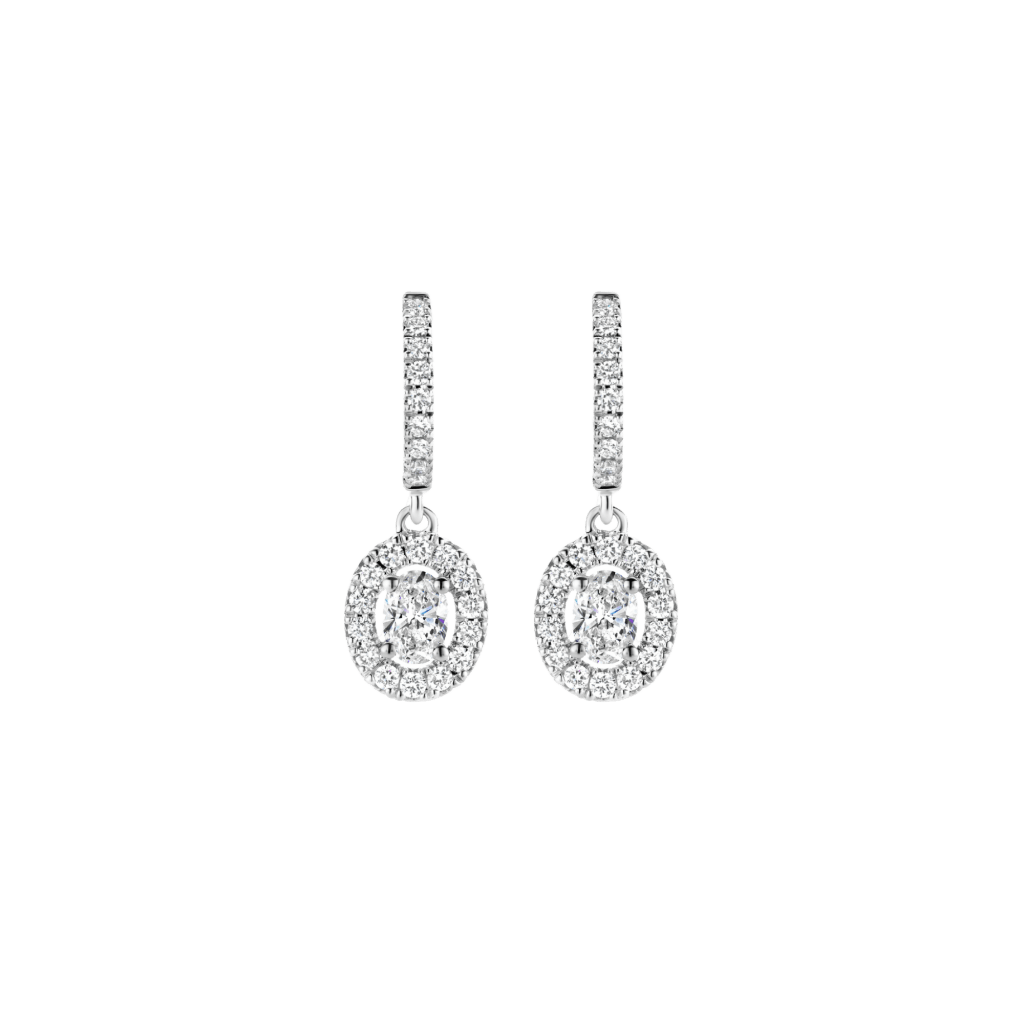 Schaap en Citroen Diamonds oorsieraad witgoud met diamant - #1 Schaap en Citroen Diamonds oorsieraad witgoud met diamant - #1
