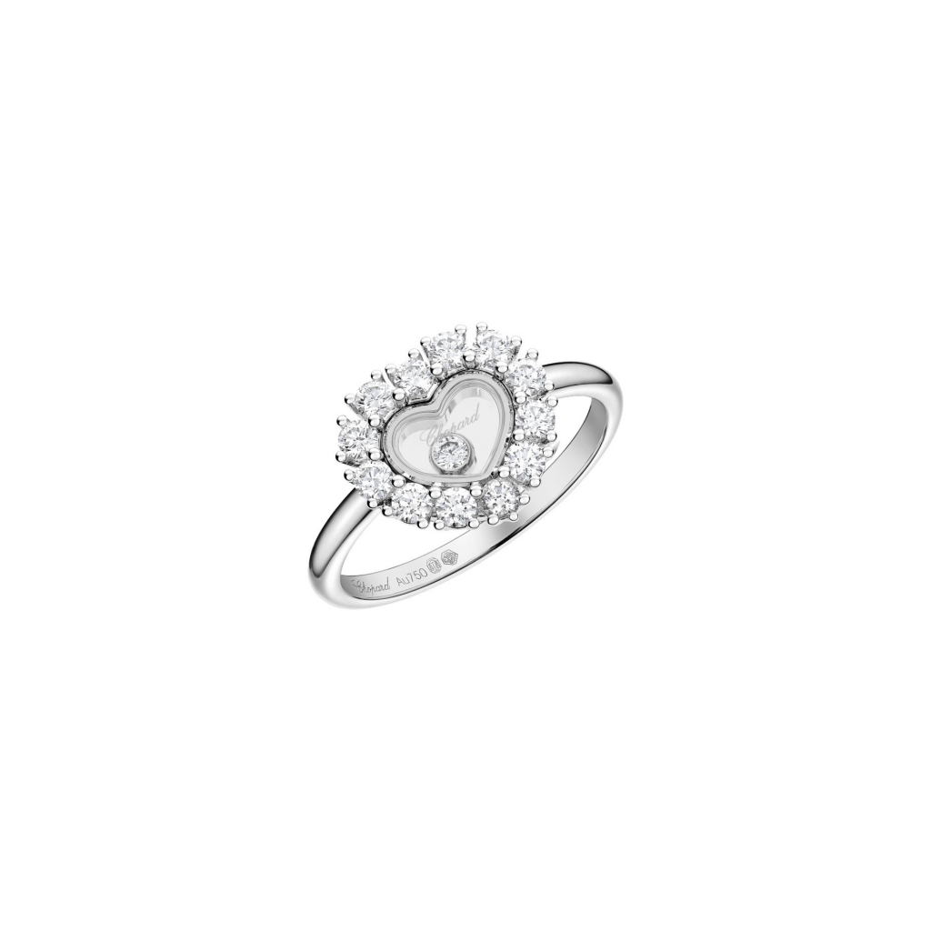 Chopard Happy Diamonds ring witgoud met diamant - 82A616-1112 - #1 Chopard Happy Diamonds ring witgoud met diamant - 82A616-1112 - #1