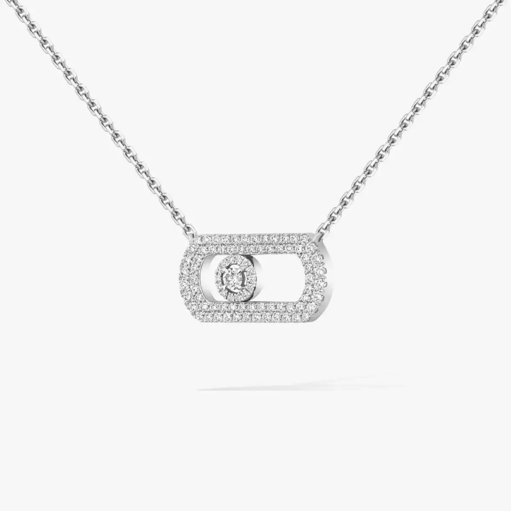 Messika So Move collier witgoud met diamant - 12945-WG - #5 Messika So Move collier witgoud met diamant - 12945-WG - #5