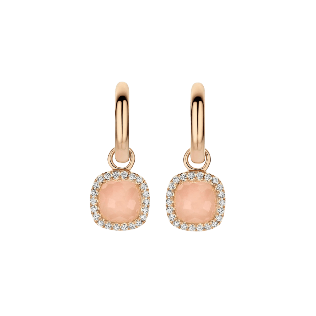 Tirisi Jewelry Milano Sweeties oorsieraad roodgoud met diamant - TE9317GUQP - #1 Tirisi Jewelry Milano Sweeties oorsieraad roodgoud met diamant - TE9317GUQP - #1