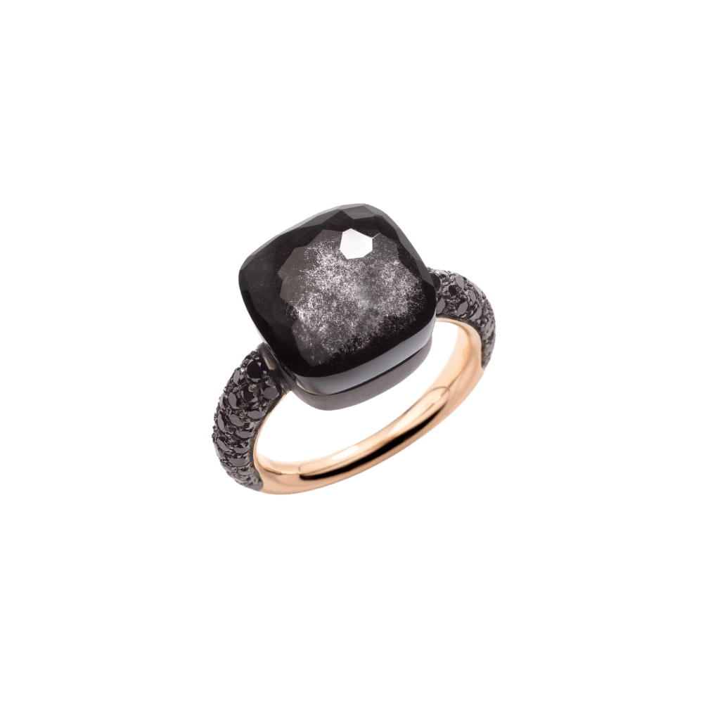 Pomellato Nudo Maxi ring roodgoud met diamant - PAB4011 OT000 DBKOS - #1 Pomellato Nudo Maxi ring roodgoud met diamant - PAB4011 OT000 DBKOS - #1