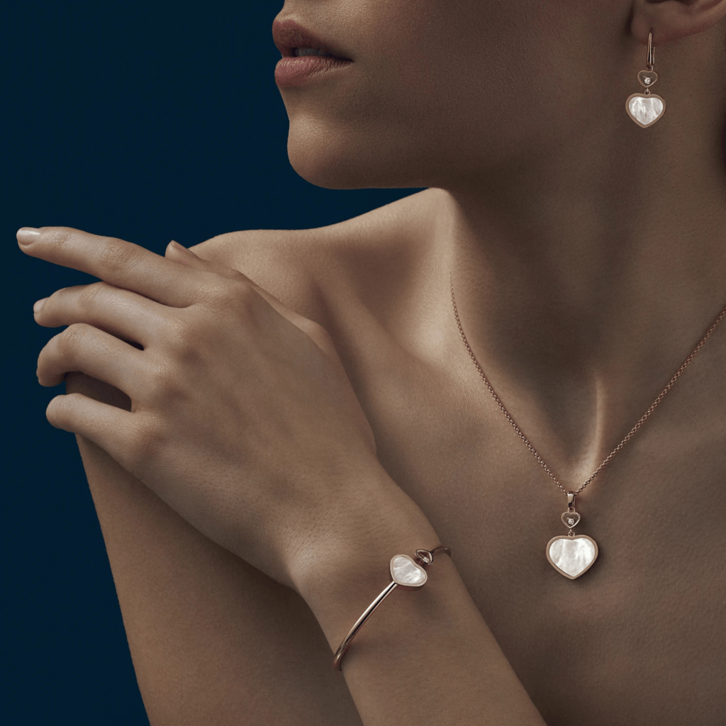 Chopard Happy Diamonds Happy Hearts oorsieraad roodgoud met diamant - 837482-5310 - #4 Chopard Happy Diamonds Happy Hearts oorsieraad roodgoud met diamant - 837482-5310 - #4