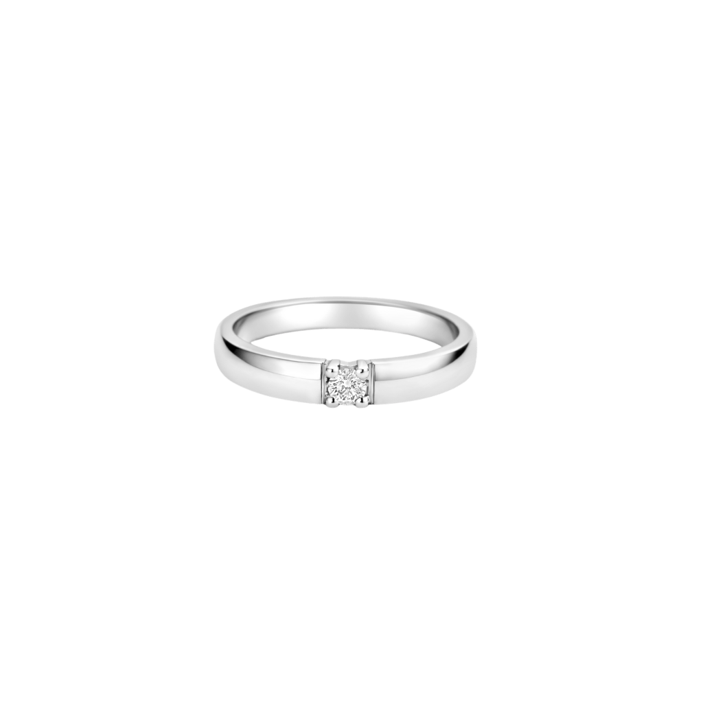 Schaap en Citroen Diamonds ring witgoud met diamant - #2 Schaap en Citroen Diamonds ring witgoud met diamant - #2