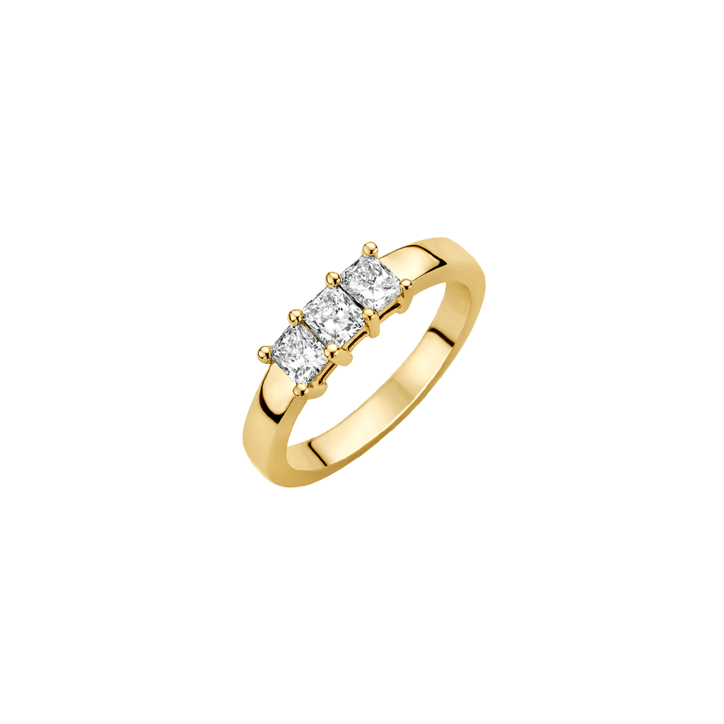 Schaap en Citroen Diamonds ring geelgoud met diamant - #2 Schaap en Citroen Diamonds ring geelgoud met diamant - #2