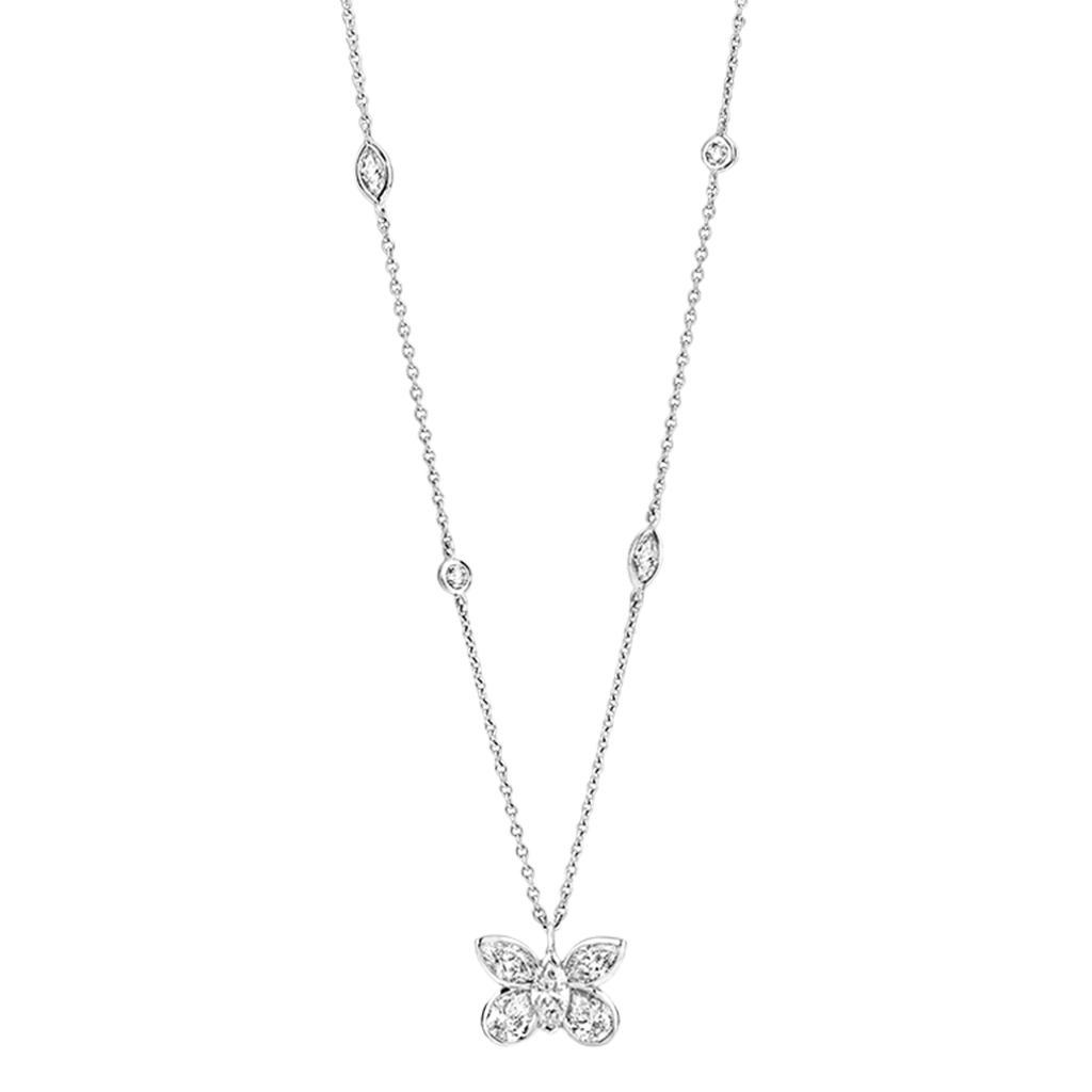Schaap en Citroen Diamonds collier witgoud met diamant - #3 Schaap en Citroen Diamonds collier witgoud met diamant - #3