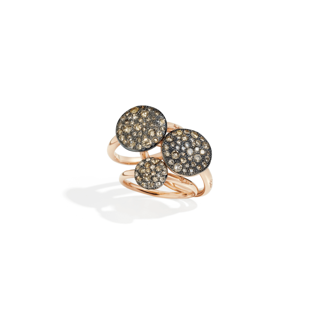 Pomellato Sabbia ring roodgoud met diamant - PAB4070 O7000 DBR00 - #6 Pomellato Sabbia ring roodgoud met diamant - PAB4070 O7000 DBR00 - #6