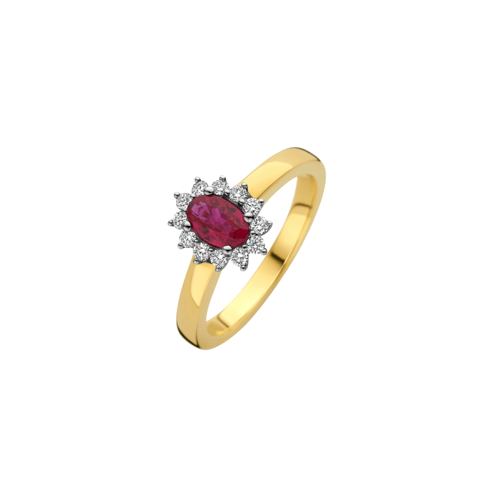 Schaap en Citroen Colours ring geelgoud met diamant - #1 Schaap en Citroen Colours ring geelgoud met diamant - #1