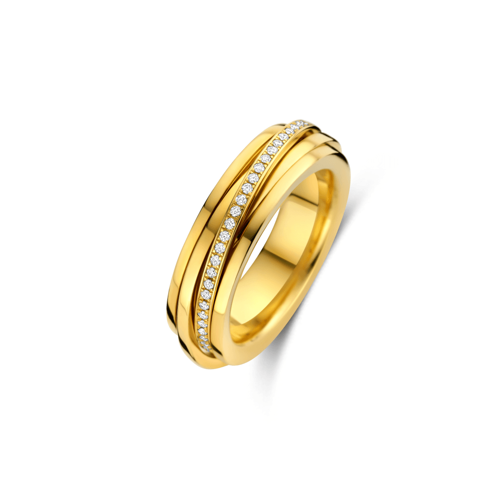 Schaap en Citroen Diamonds ring geelgoud met diamant - #1 Schaap en Citroen Diamonds ring geelgoud met diamant - #1