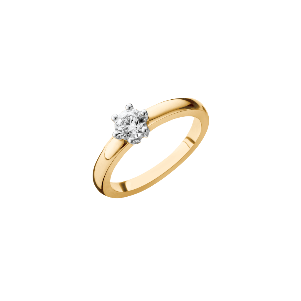 Schaap en Citroen Diamonds ring geelgoud met diamant - #1 Schaap en Citroen Diamonds ring geelgoud met diamant - #1