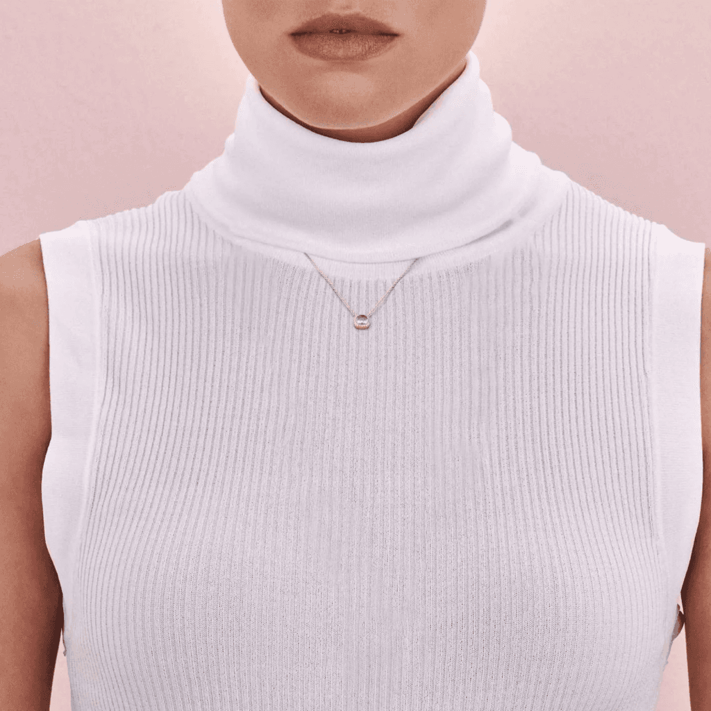 Tirisi Jewelry Milano Tre collier roodgoud met diamant - TP9186SAMP - #5 Tirisi Jewelry Milano Tre collier roodgoud met diamant - TP9186SAMP - #5